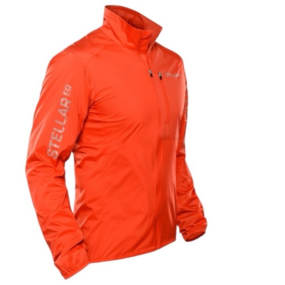 Stellar Equipment Men's Orange Gorpcore Full Zip Windbreaker Jacket 2.0 Size.M - Picture 14 of 15
